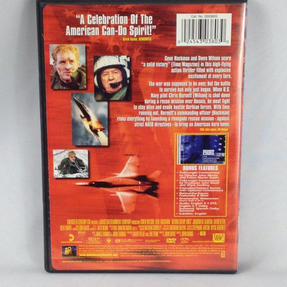 Behind Enemy Lines - 2001 - Gene Hackman - DVD - Used - Picture 2 of 3
